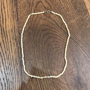 Vintage Cream Beaded Necklace